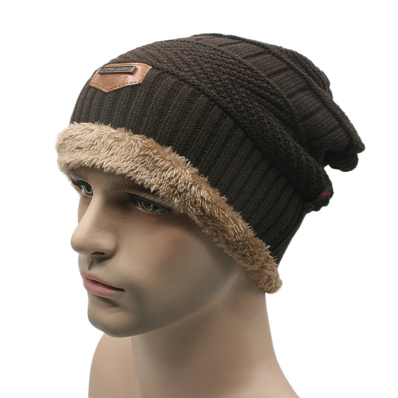 Unisex Womenens S Camping Hat Beanie Baggy Warm Wool Ski CapJFY66