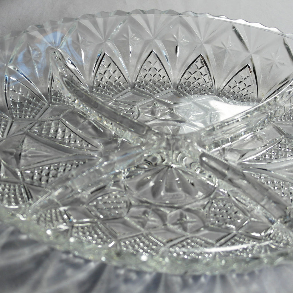 Oval Cut Crystal Nibbles Dish | Rural Magpie