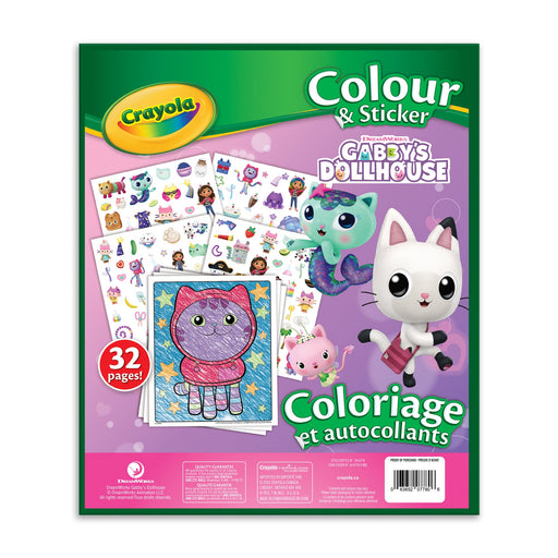 AUTOCOLLANTS GABBY'S DOLLHOUSE ( 4 FEUILLES ) - BABIOLES / Autocollants et  tatouages