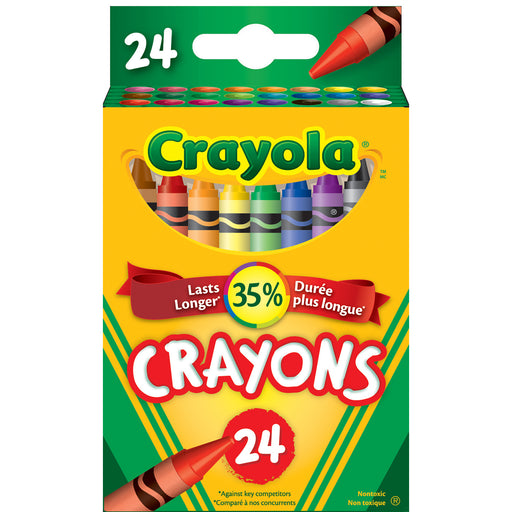 24ct Bold & Bright Construction Paper Crayons — Bright Bean Toys