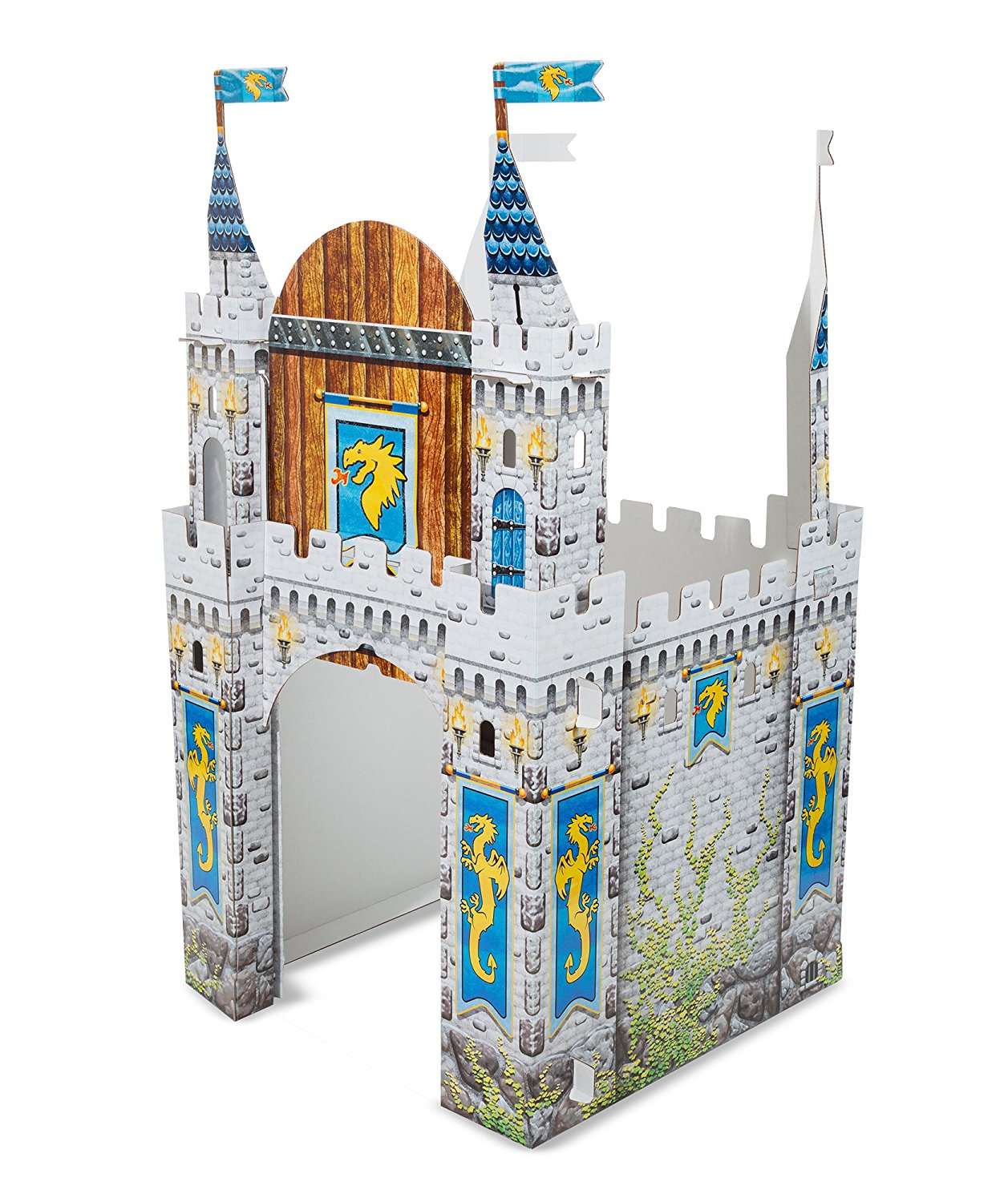 melissa and doug medieval castle indoor playhouse