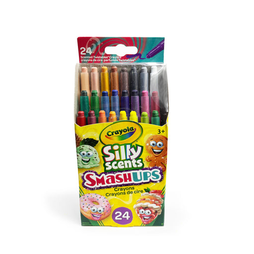 Crayola Silly Scents Smash Ups Markers, 12 Count, Scented Art Tools,  Assorted Colors, Chisel Tip for Thick & Thin Lines 