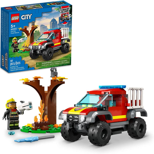 LEGO City Fire Station Set 60320 with Garage, Helicopter & Fire Engine Toys  Plus Firefighter Minifigures, Emergency Vehicles Playset, Gifts for Kids