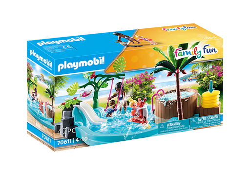 Playmobil - Family Fun - 70609 - Water Park with Slides -  -  Westmans Local Toy Store