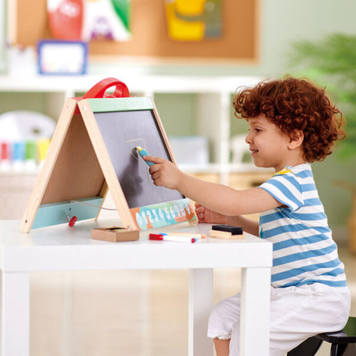 Award Winning Hape All-in-One Wooden Kid's Art Easel with Paper Roll a –  Blasani