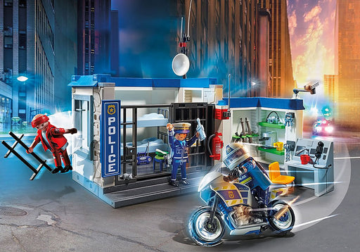 PLAYMOBIL City Action 6919 Police Headquarters With Prison Toy for sale  online