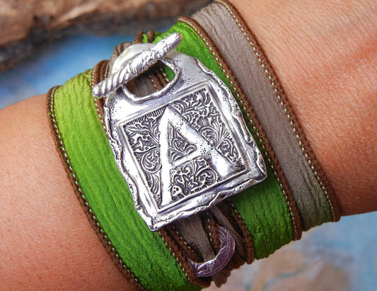 Monogram Bracelet Leather 