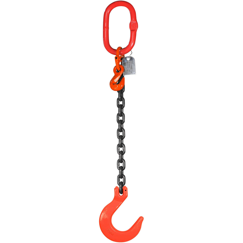 how to attach lifting straps to a chain hoist