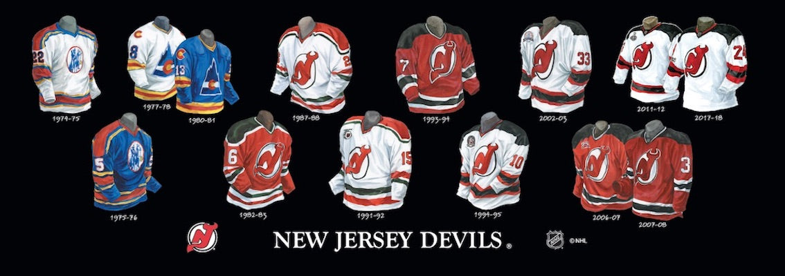 New Jersey Devils Gear, Devils Heritage Jerseys, NJ Pro Shop