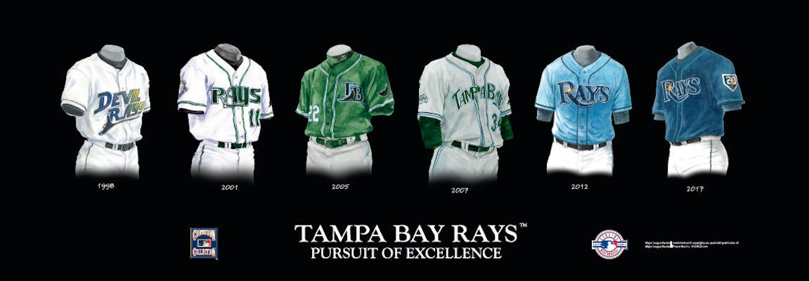 Tampa Bay Devil Rays 2007 uniform artwork, This is a highly…