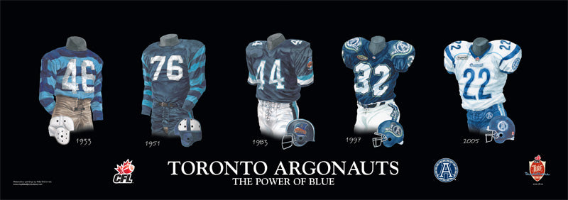 toronto argonauts uniforms