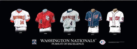 Washington Nationals Uniform Print