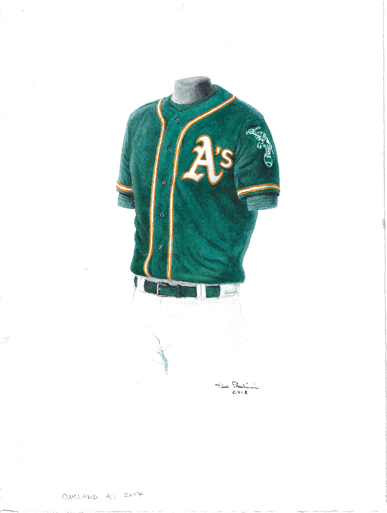 oakland a's  jersey 2017