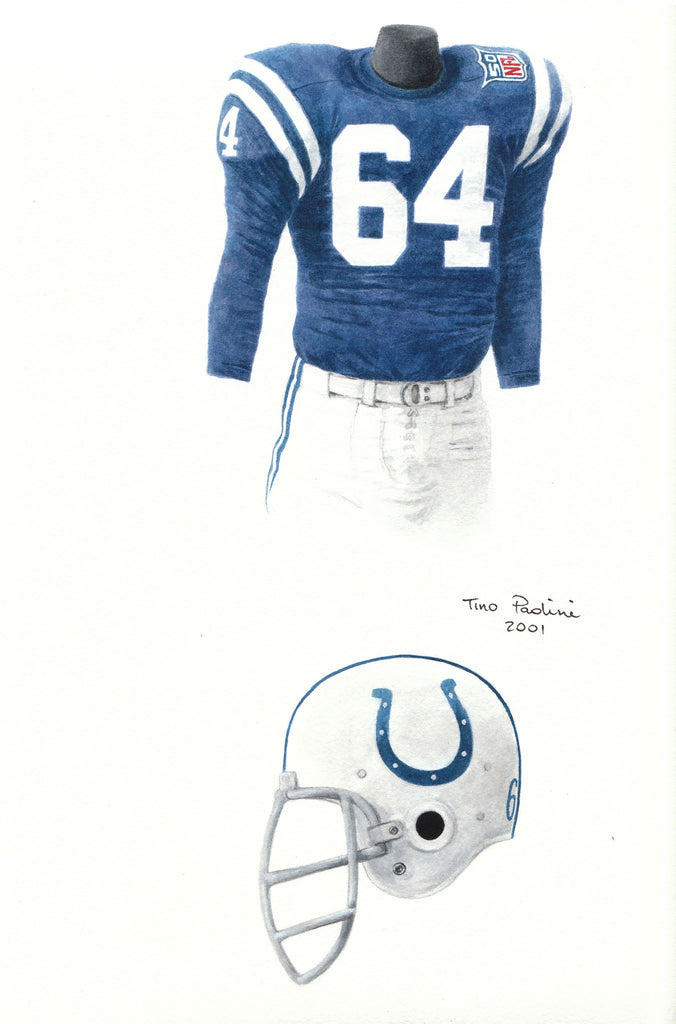 NFL Detroit Lions 1948 uniform original art – Heritage Sports Art