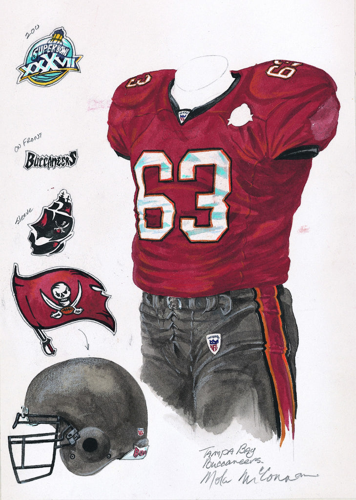 2002 tampa bay buccaneers uniforms