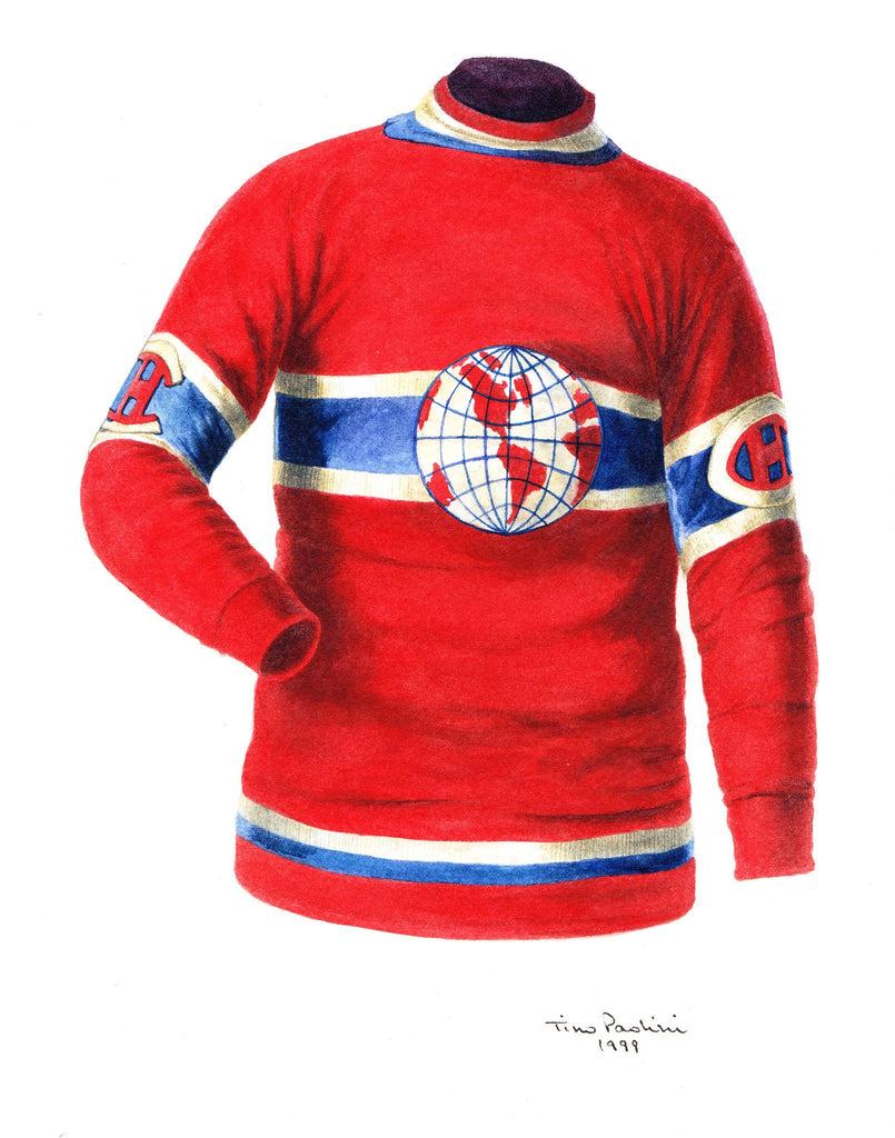 montreal canadiens globe jersey