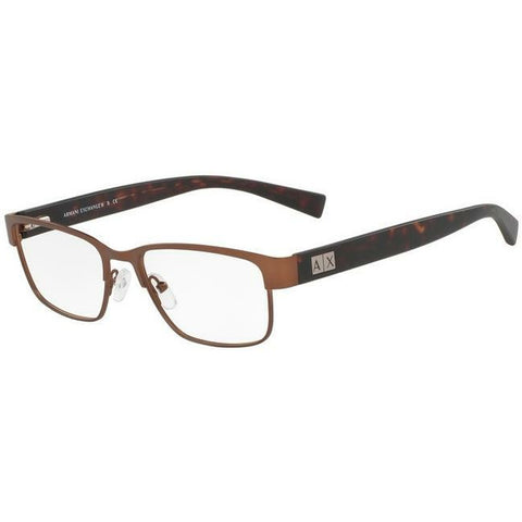 Armani Exchange AX1020 6091 Eyeglasses Matte Brown – Eclipse Eyewear