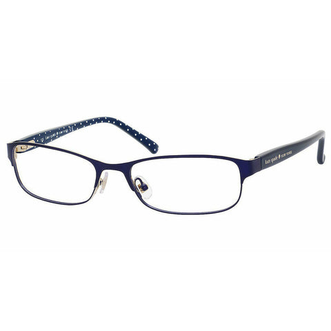 Kate Spade Ambrosette 0DA4 Eyeglasses Satin Navy Dots – Eclipse Eyewear