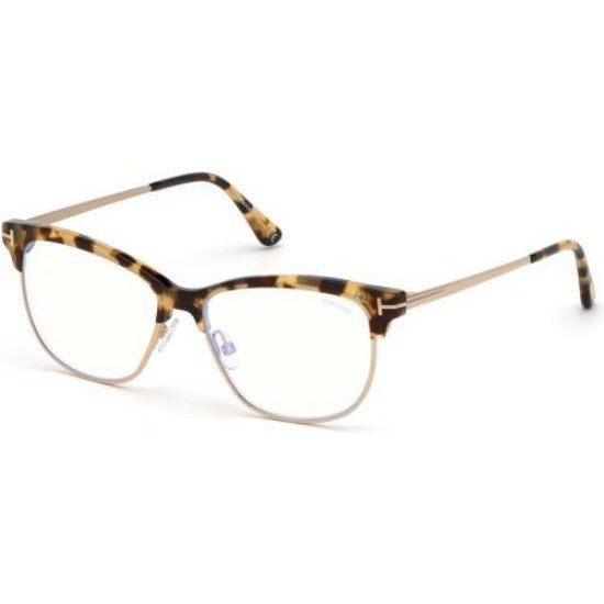 Tom Ford TF 5546-B 056 Eyeglasses Tortoise/Rose Gold – Eclipse Eyewear