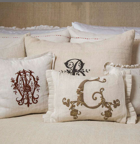 Pandora de Balthazar Custom Embroidered Pillows