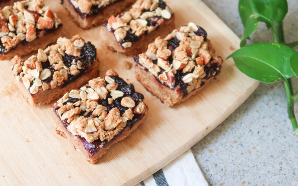 Barritas de Proteína Caseras con Almendras, Falcon Protein y Mermelada