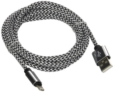 Braided Paracord iPhone Lightning Cable 3 ft (3 Pack) - TechSMRT