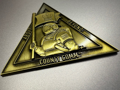 Bronze Challenge Coin - Double Sided - CountyComm