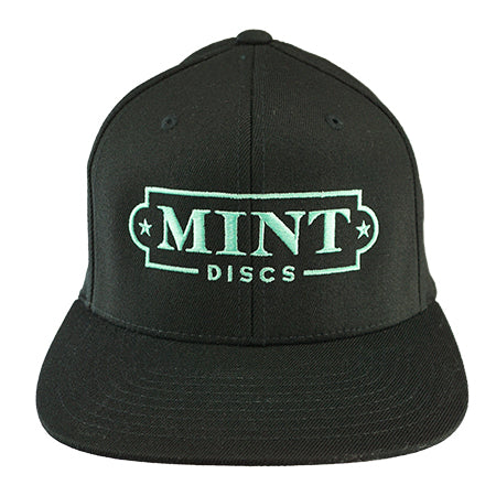 Flexfit Curved Bill Hat (Black w/ Jackalope Icon) – Mint Discs