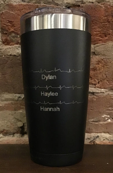 Laser Engraved Stainless Steel Tumbler – Mefford Jewelers