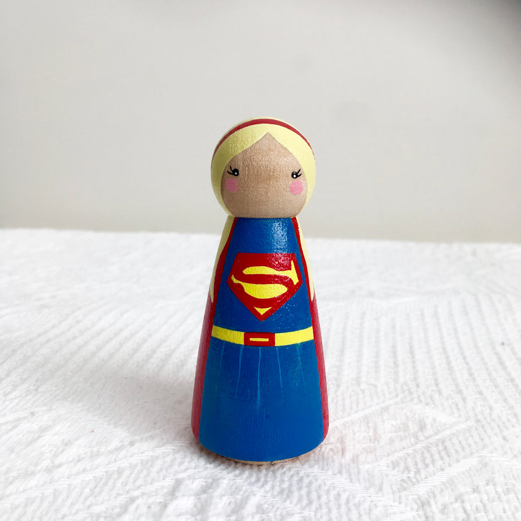 superman peg doll