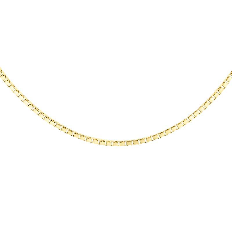 18kt Gold Box Chain 46cms 18 Long 0 8mm Thick Ray S Jewellery