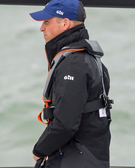 Prince William, gilet de sauvetage TeamO, voile, voile, The Kings Cup, yacht Fast 40