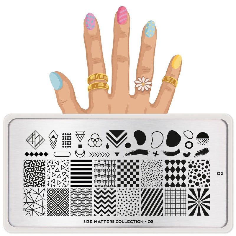HOTSALE 3pcs/LOT XL Medium Size Stamp Stamping Image nail Plate Print Nail  Art Large BIG Template DIY - AliExpress