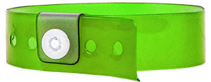 Green vinyl Wristbands