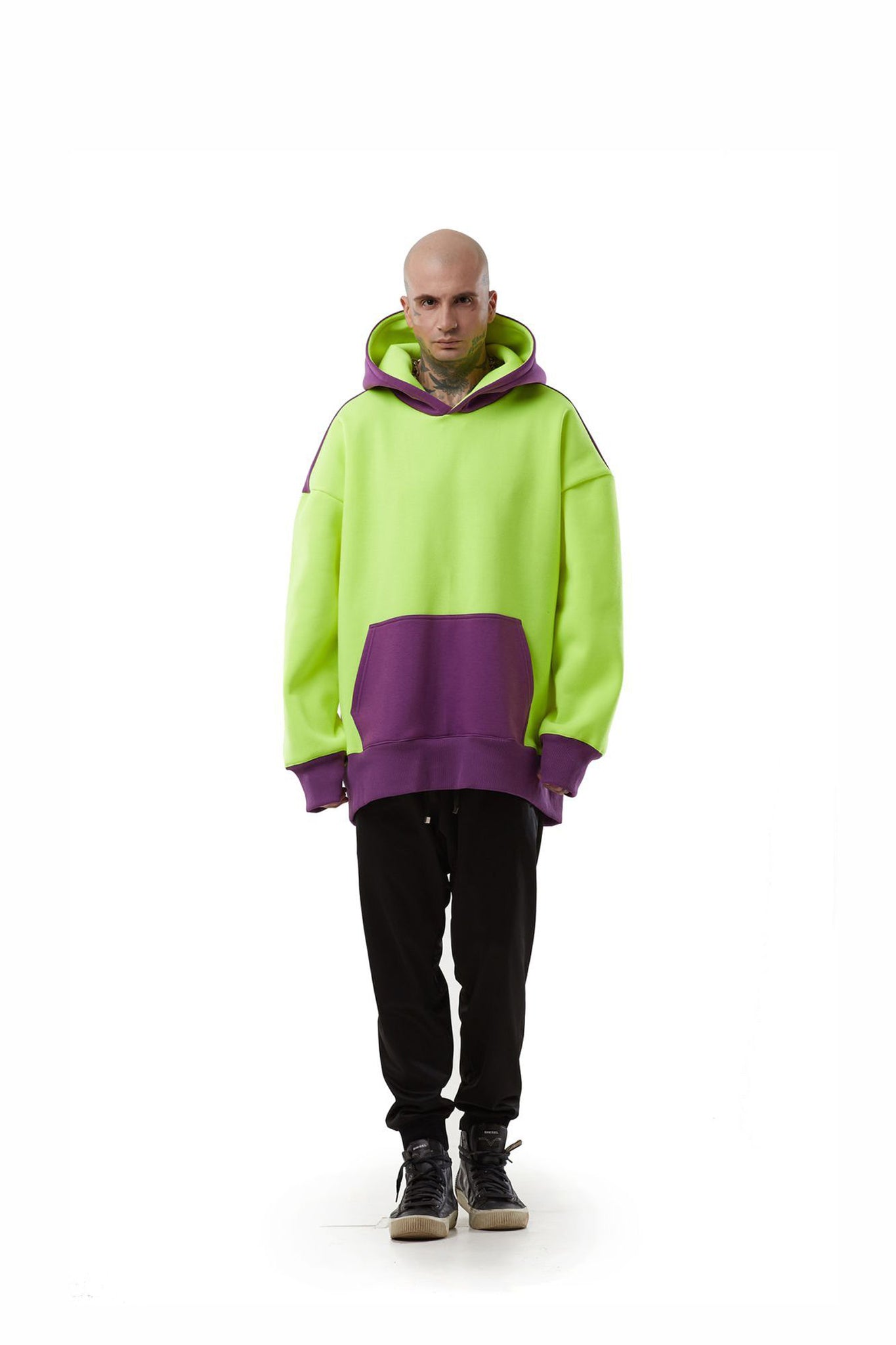 neon oversized hoodie