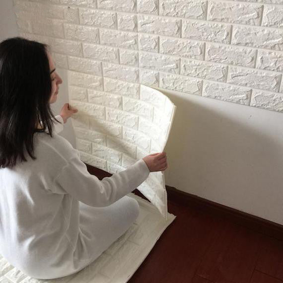 Fake a Brick Wall: Here’s How| DIy Brick Wall, DIY Brick Wall Projects, Brick Wall, How to Fake a Brick Wall, How to Install Fake Brick, Things to Do With Fake Brick, Home Decor Hacks and Tips, DIY Home Decor, Popular Pin, DIY Fake Brick Wall