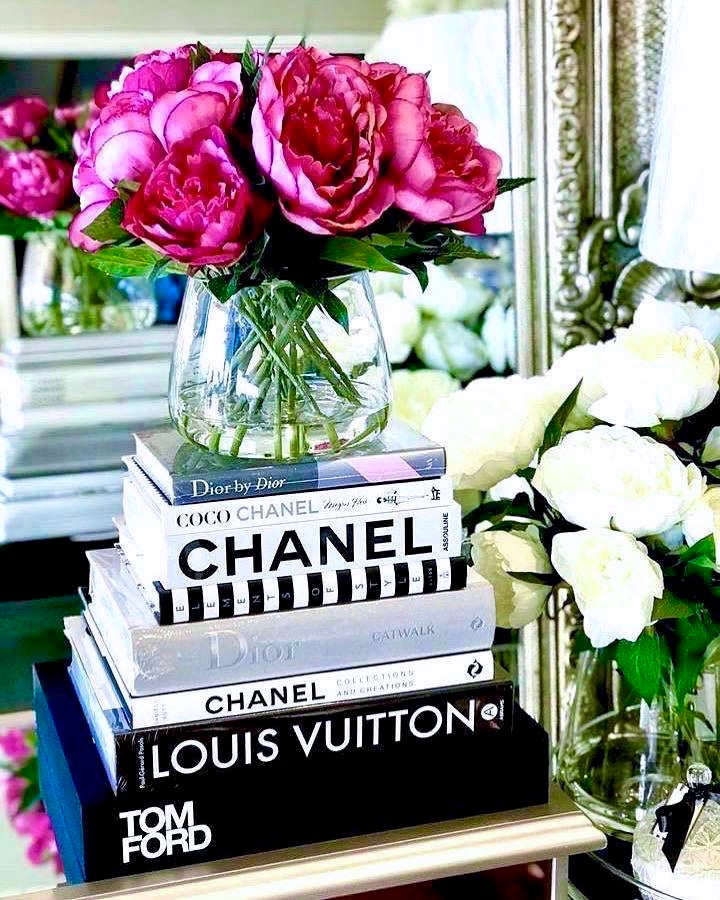 Chanel, Dior, Book Decor, 