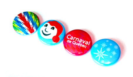 Carnaval de Québec | Bonhomme Carnaval | Macarons souvenirs à collectionner