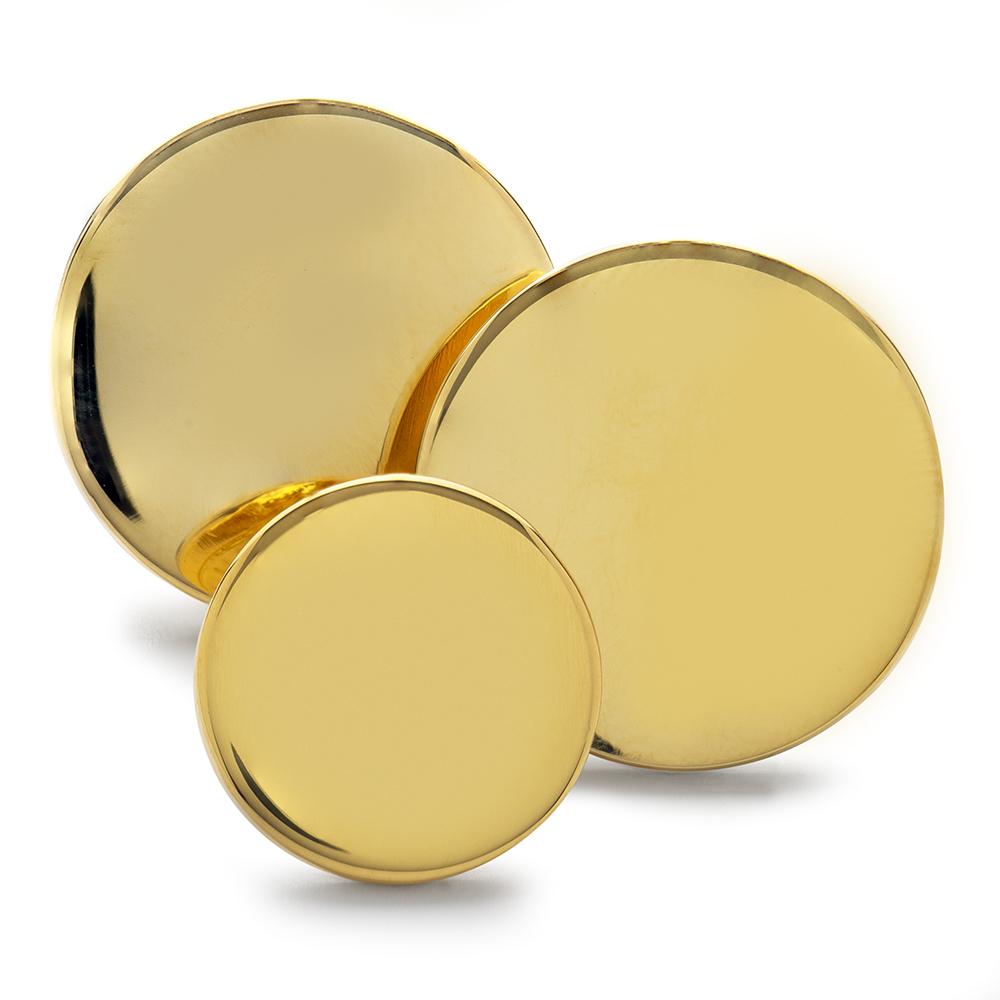 Polished Brass Blazer Button– Benson & Clegg