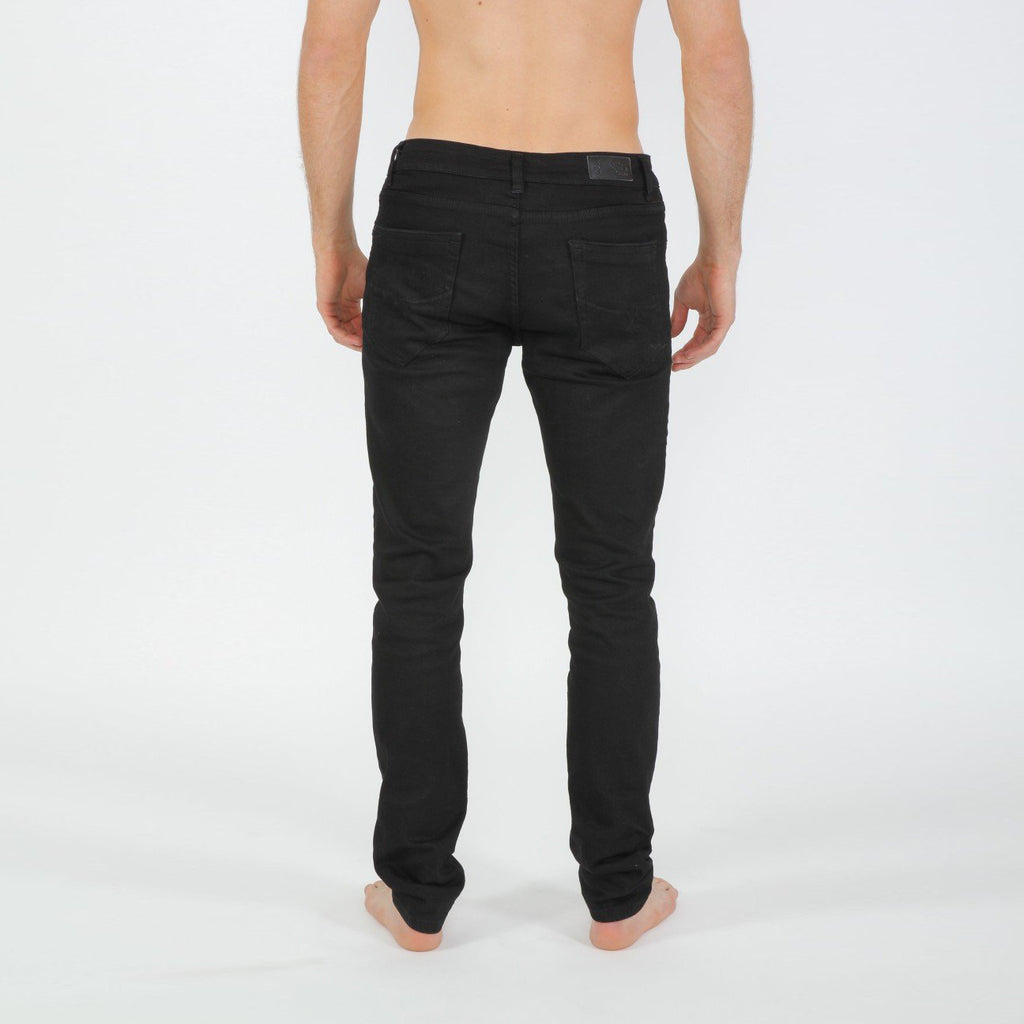 Eight-X | Designer Menswear | Black Slim Fit Jeans