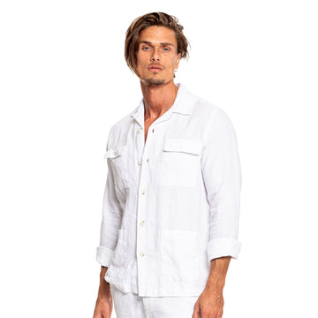 Men's Long Sleeved Linen Shirt, Cotton And Linen Casual Shirt, S-5xl Top  AAh