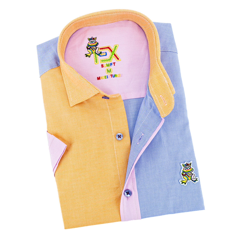 Eight X FROG Color Block Shirt - Men's Shirts in Multi