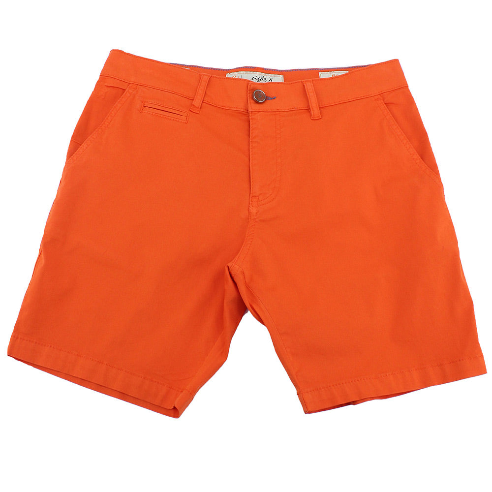 Hjemland Vejrudsigt Tilbageholde Eight-X | Designer Menswear | Solid Orange Chino Shorts