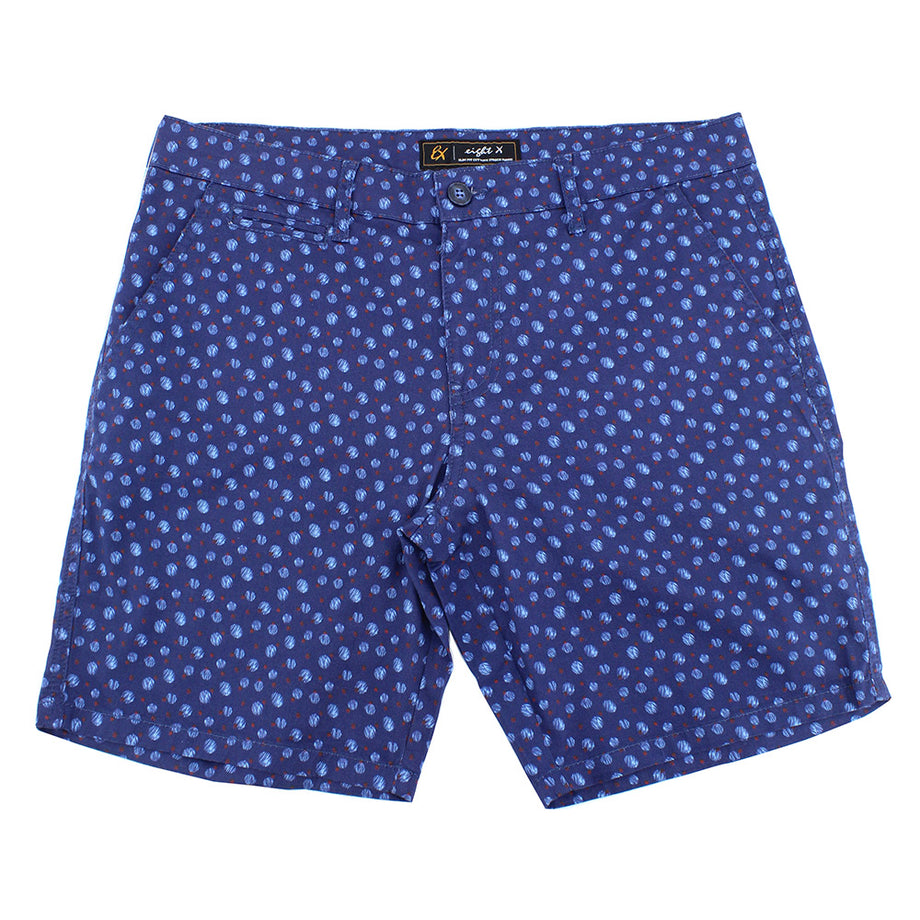 Ocho-X | Diseñador de ropa masculina | Pantalones modernos con estampado de azul –