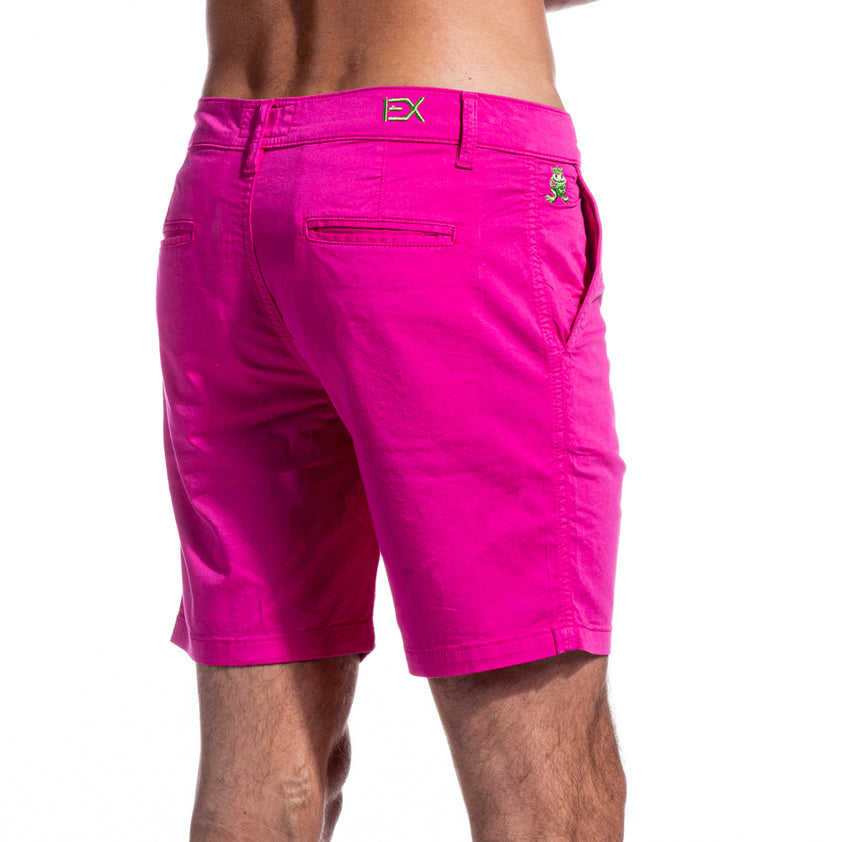 Eight X | Designer Menswear | Fuchsia Frog Shorts – Eight-X