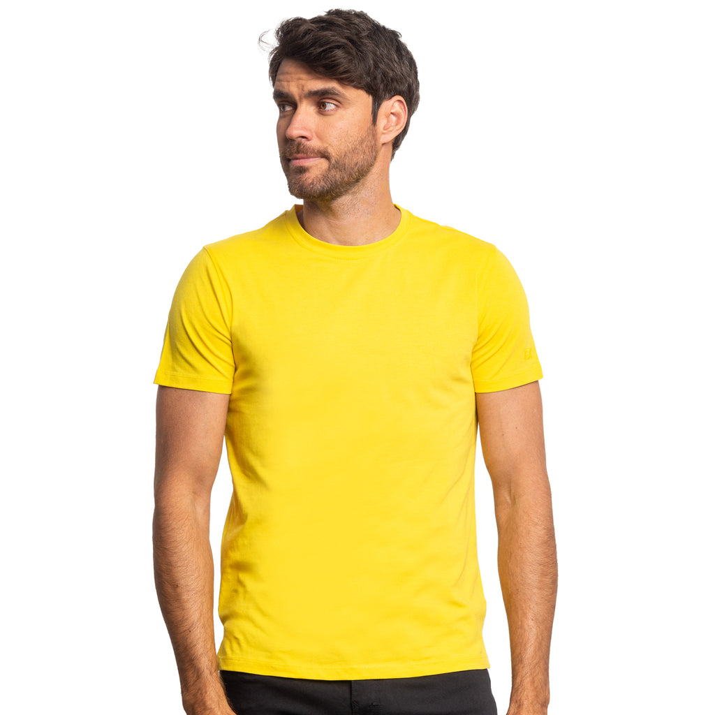 Spiiritus Boys V-Shape T-Shirt in Yellow (Large)