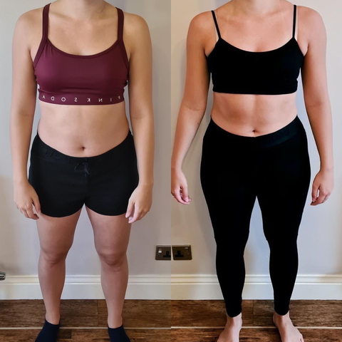 Lauren's Boombod Results - Front