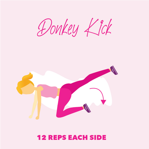 Boombod 28 Day Workout Donkey Kick