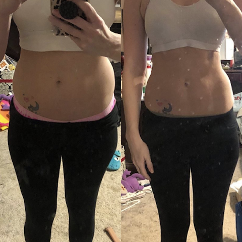 jen's boombod weight loss results front