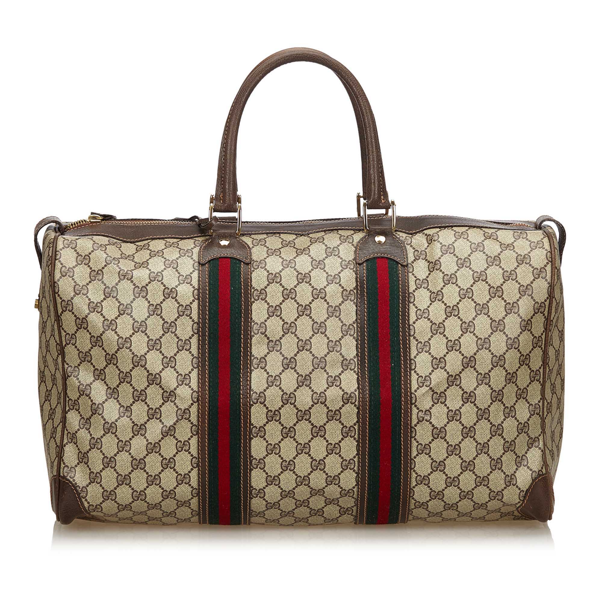 GUCCI GG WEB PLUS / SUPREME WEEKENDER CARRY ON BAG on Leef Luxury authentic designer resale ...